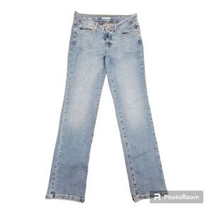 Sonoma Straight Leg Jeans Light Wash Denim 5 Pockets Size 10L
